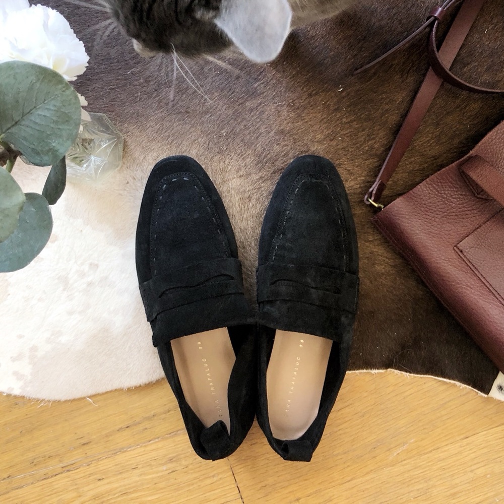 Beautiful Black Zara Loafers